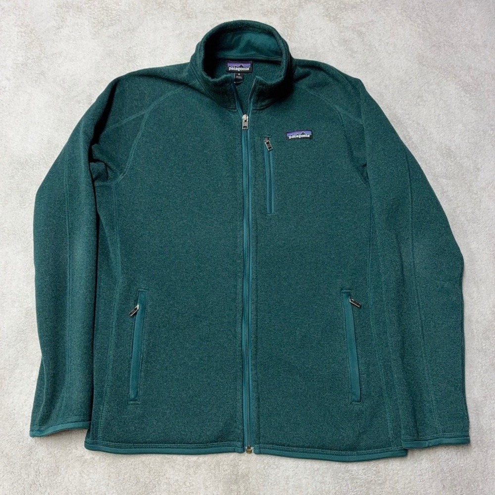 Patagonia Better Sweater Jacket Fleece Full Zip Dark Green Mens Medium
